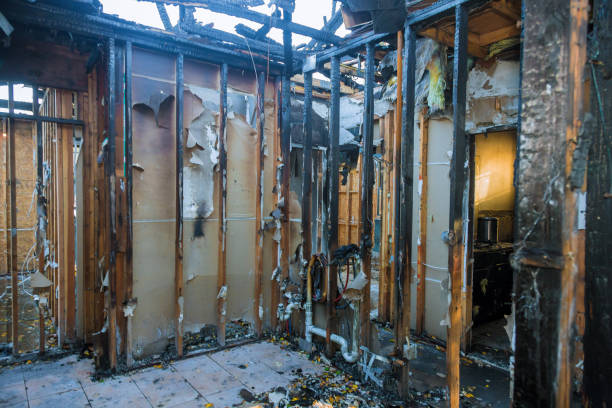 Professional Fire Damage Repair technician working in Marriottsville, MD
